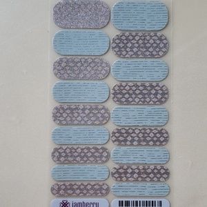 Jamberry Glittering Rain nail wraps